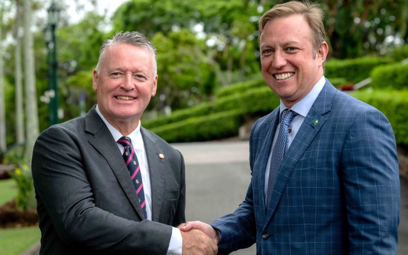 Michael Healy MP and Premier Steven Miles-05